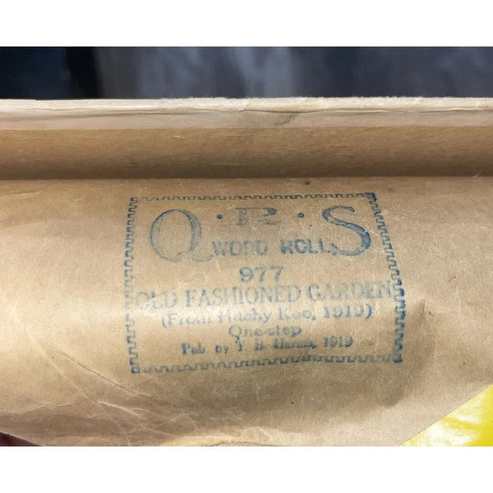 Antique QRS Player Piano Word Rolls Lot of 22 All Original Boxes Labeled As Is